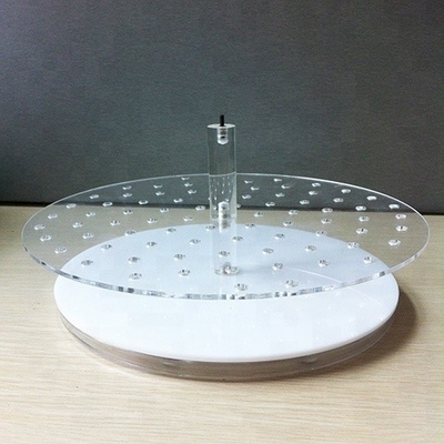 Eco - polonês de cristal acrílico do suporte 3mm da joia da bancada amigável
