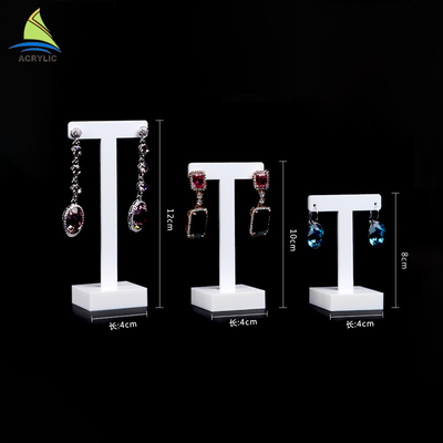 Acrílico relativo à promoção do suporte de exposição do brinco do suporte de exposição da joia do projeto de Morden