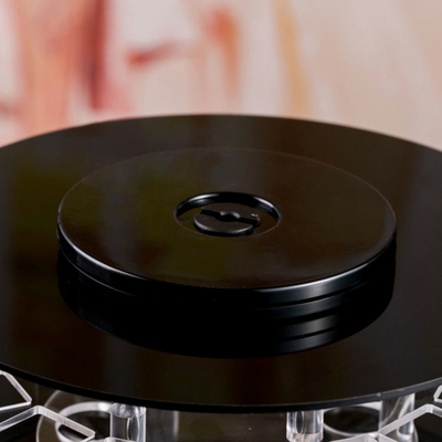 360 graus que gerenciem o organizador cosmético da composição do plexiglás acrílico