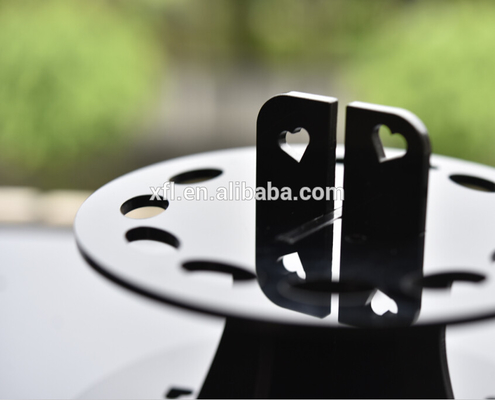 Suporte acrílico por atacado personalizado do secador da escova da composição