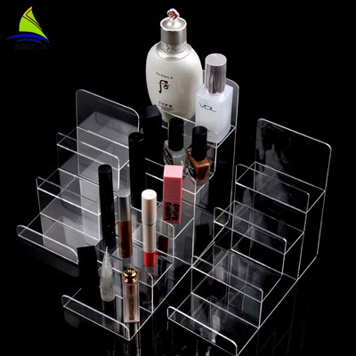 Cremalheira cosmética do armazenamento do rímel da composição acrílica do Desktop