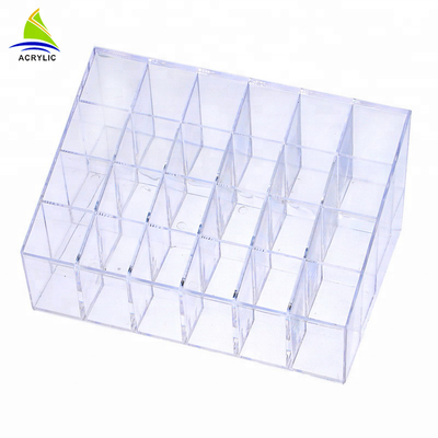 3mm multi - gaveta cosmética acrílica do organizador 1 da função com 24 compartimentos