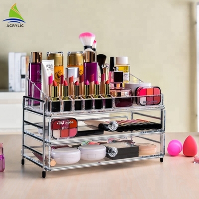 Organizador da composição do suporte da tabuleta para o grupo cosmético do presente