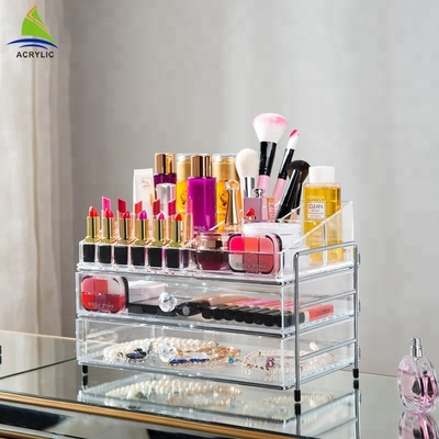 Organizador da composição do suporte da tabuleta para o grupo cosmético do presente