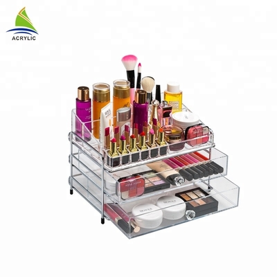 Organizador da composição do suporte da tabuleta para o grupo cosmético do presente