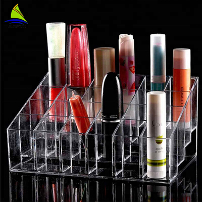 Caixa de armazenamento cosmética acrílica acrílica do batom de 40 grades
