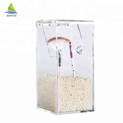 Suporte de escova cosmético personalizado de fabricação da composição plástica