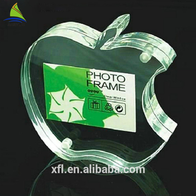 Laser acrílico do bloco da foto dos quadros claros transparentes claros do acrílico cortado