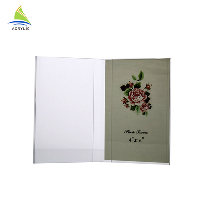 Quadro acrílico magnético lateral dobro personalizado Pmma habilitado da foto