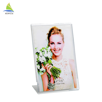 A foto acrílica quadrada molda o dobro com quadro acrílico da foto do suporte magnético