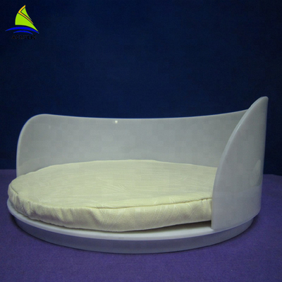 Cama/sofá-cama acrílicos do desenhista da fonte da fábrica do OEM para o cão de estimação feito a mão