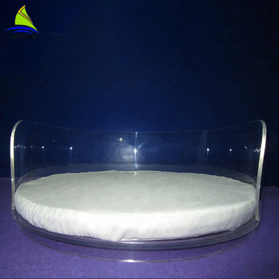 Cama/sofá-cama acrílicos do desenhista da fonte da fábrica do OEM para o cão de estimação feito a mão