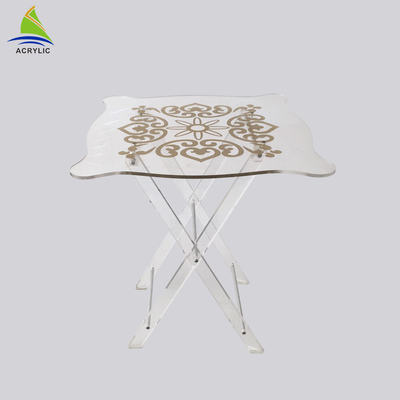 Mesa de centro de luxe da sala de visitas da impressão/altamente mesa de centro do espaço livre para a sala de visitas