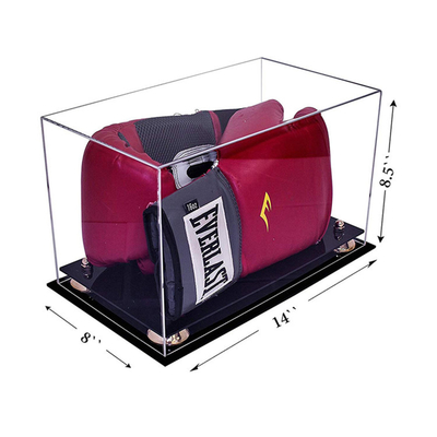 Eco - caixa de exposição acrílica de luxe amigável da luva de encaixotamento polegadas de W11 X de D8 x de H8.5