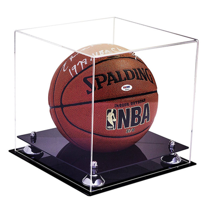 Da vitrina acrílica acrílica do basquetebol da vitrina do cubo de PMMA vida útil longa
