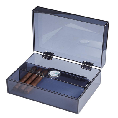 A categoria superior personalizou a caixa de exposição acrílica do charuto do humidor