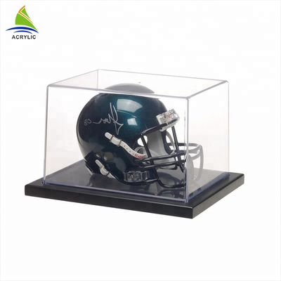 Eco - caixa clara transparente do acrílico 3D da vitrina acrílica amigável do cubo única