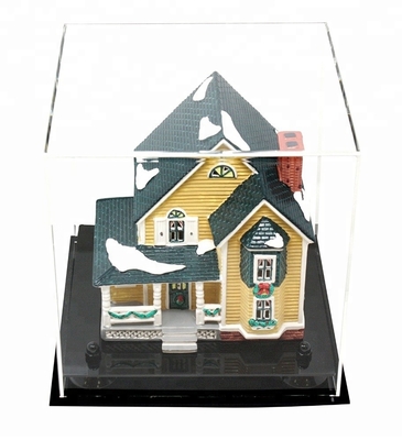 Impressão de tela de seda modelo acrílica personalizada do cubo da casa da caixa de exposição única
