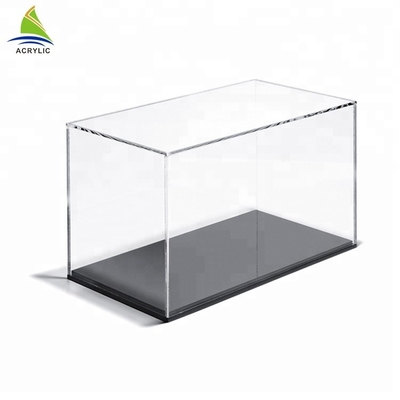 Cubo acrílico Lockable claro feito para encaixotar a exposição para o disco do basebol/hóquei