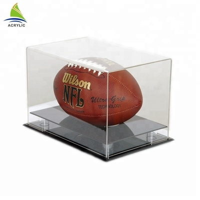 Cubo acrílico Lockable claro feito para encaixotar a exposição para o disco do basebol/hóquei