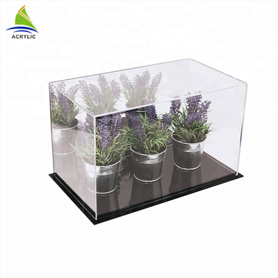 Eco - vitrina acrílica amigável do acrílico do brinquedo do plexiglás da caixa de armazenamento