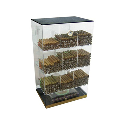 armário de exposição acrílico do charuto do Humidor da vitrina da bancada do acrílico de 6mm