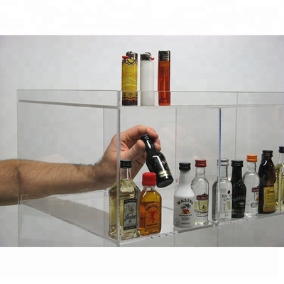 Eco - armário de exposição acrílico feito sob encomenda da vitrina acrílica amigável da bancada