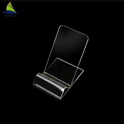 Suporte acrílico do telefone celular da exposição acrílica comercial da loja para a exposição varejo