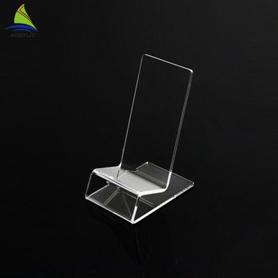 Suporte acrílico do telefone celular da exposição acrílica comercial da loja para a exposição varejo