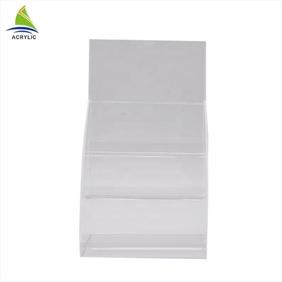 Suporte acrílico moderno do folheto, suporte acrílico do folheto para a certificação do CCC do escritório