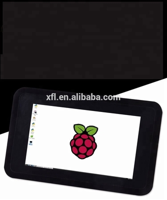 7 pi compatíveis 3 B modelo da framboesa da caixa do écran sensível do pi 7 da framboesa de Tylus da visualização ótica de tela táctil do diodo emissor de luz TFT da polegada