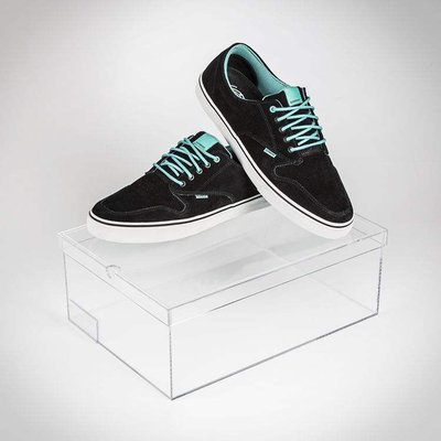 Grande caixa de exposição acrílica relativa à promoção da sapatilha/suportes exposição acrílicos de Nike