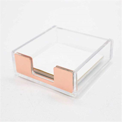 Suportes acrílicos claros personalizados do folheto do Lucite 4x6/suporte pegajoso da almofada nota do papel
