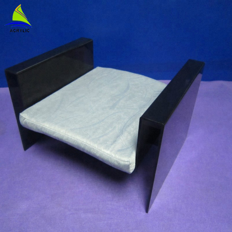 Cama/sofá-cama acrílicos do desenhista da fonte da fábrica do OEM para o cão de estimação feito a mão