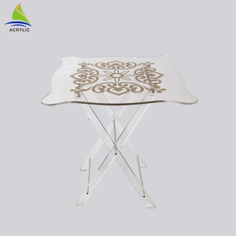 Mesa de centro de luxe da sala de visitas da impressão/altamente mesa de centro do espaço livre para a sala de visitas